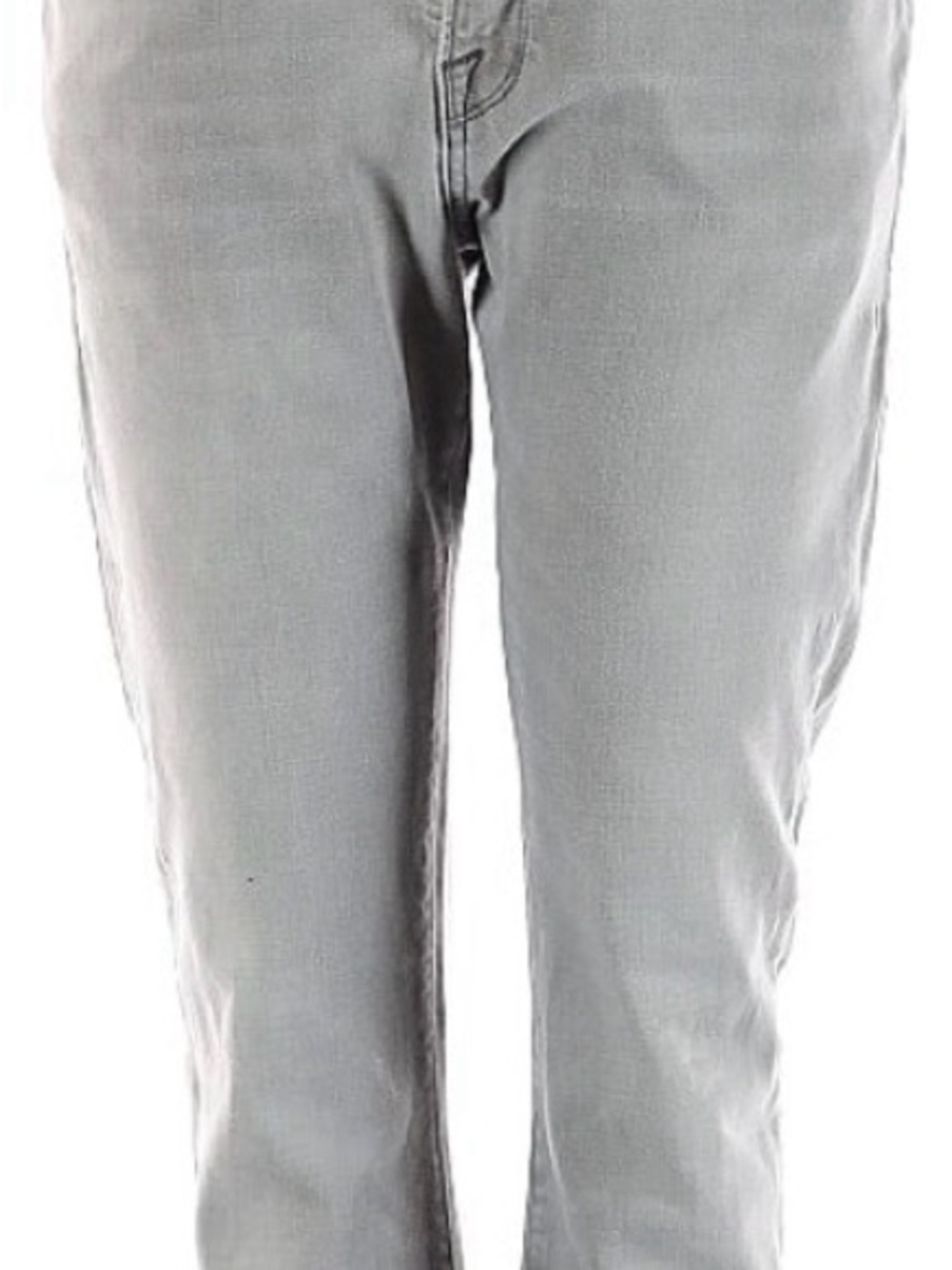 Frame Denim Light Gray Straight Leg Jeans